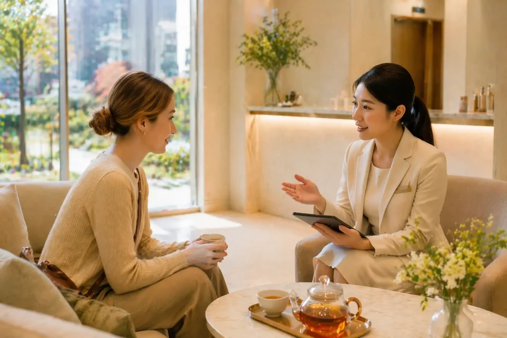 Korean dermatology consultation process international patient clinic Seoul
